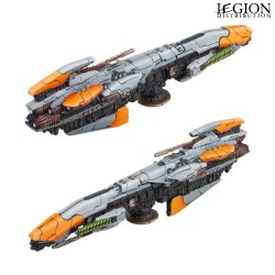 Préco - Dropfleet Commander - Resistance Plastic Battlecruisers