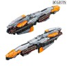 Préco - Dropfleet Commander - Resistance Plastic Battlecruisers