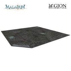 BSTXX026_Maladum - Cobbled Plaza Gaming Mat 3x3