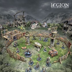 Battle Systems - Maladum – Ur’ghaal Slaughter Pit, arène 3D 52 pièces