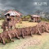 Battle Systems - Maladum – Ur’ghaal Stockade, palissade 3D 76 pièces