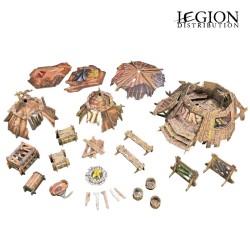 Battle Systems - Maladum – Ur’ghaal Dwellings, campement 3D