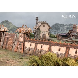 Battle Systems - Maladum – Ingonsburn Boundary Walls, remparts 3D