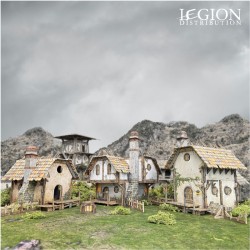 Battle Systems - Maladum – Ingonsburn Citizen’s Quarter, 3 maisons