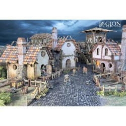 Battle Systems - Maladum – Ingonsburn Citizen’s Quarter, 3 maisons
