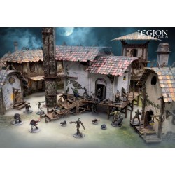 Battle Systems - Maladum – Ingonsburn Township, ville 3D 224 pièces
