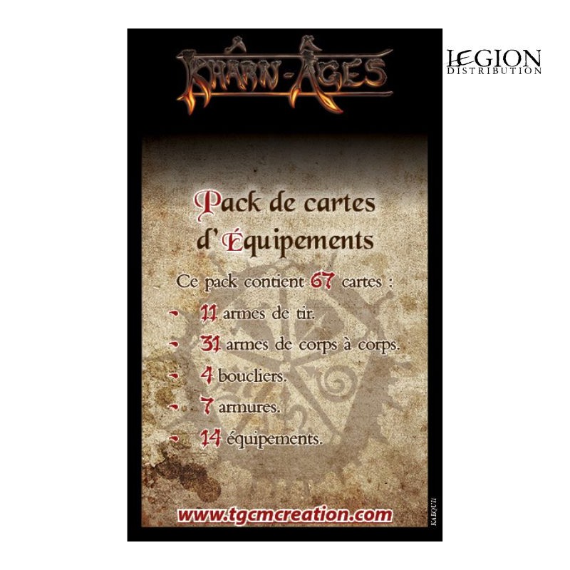 KAEQUI1_Khârn-Âges - Cartes D’Équipements (FR)