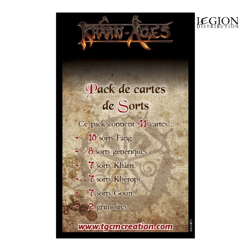 KASORT1_Khârn-Âges - Cartes de Sorts (FR)