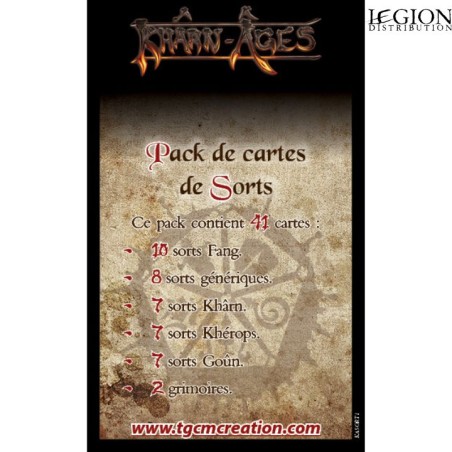 KASORT1_Khârn-Âges - Cartes de Sorts (FR)