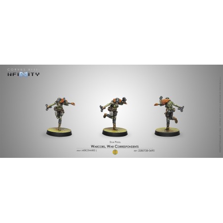 Infinity - Warcors, War Correspondents (Stun Pistol) - -0690 Infinity - Warcors, War Correspondents (Stun Pistol) - -0690