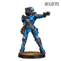 Infinity – Indigo Spec-Ops, 3 figurines métal