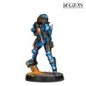 Infinity – Indigo Spec-Ops, 3 figurines métal