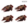 Bioficer Armour – 10 figurines Bioficer en plastique 10 mm