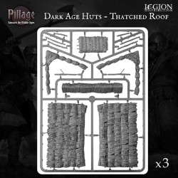 Victrix Dark Ages Hut – Décor 3 huttes médiévales
