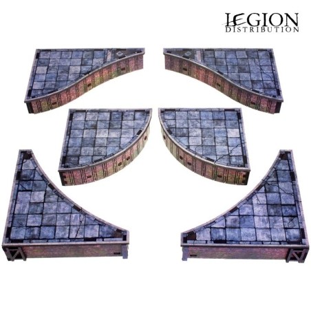 TTSUV-SOV-1005-TT Combat - Chroma - Venetian Curved Tiles Prépeint