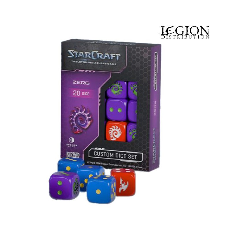 SCMG0023_Starcraft - Zerg - Dice Set