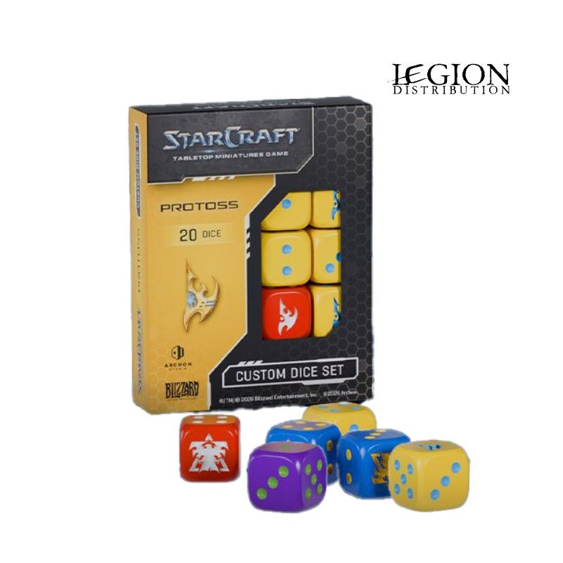 Starcraft Protoss Dice Set – Dés thématiques Protoss