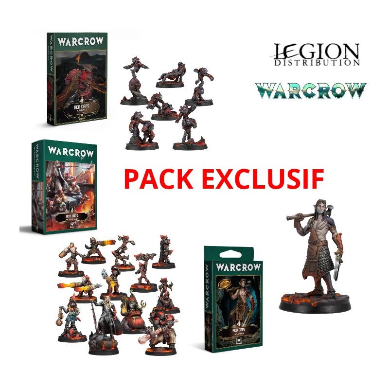 Pack_0090FR+0091FR+PW11FR-Warcrow - Pack Exclusif Red Caps