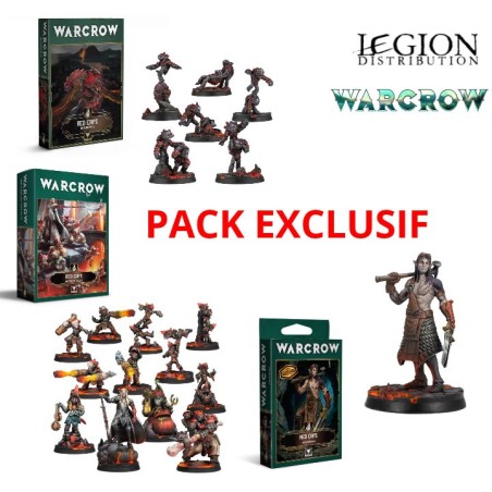 Pack_0090FR+0091FR+PW11FR-Warcrow - Pack Exclusif Red Caps