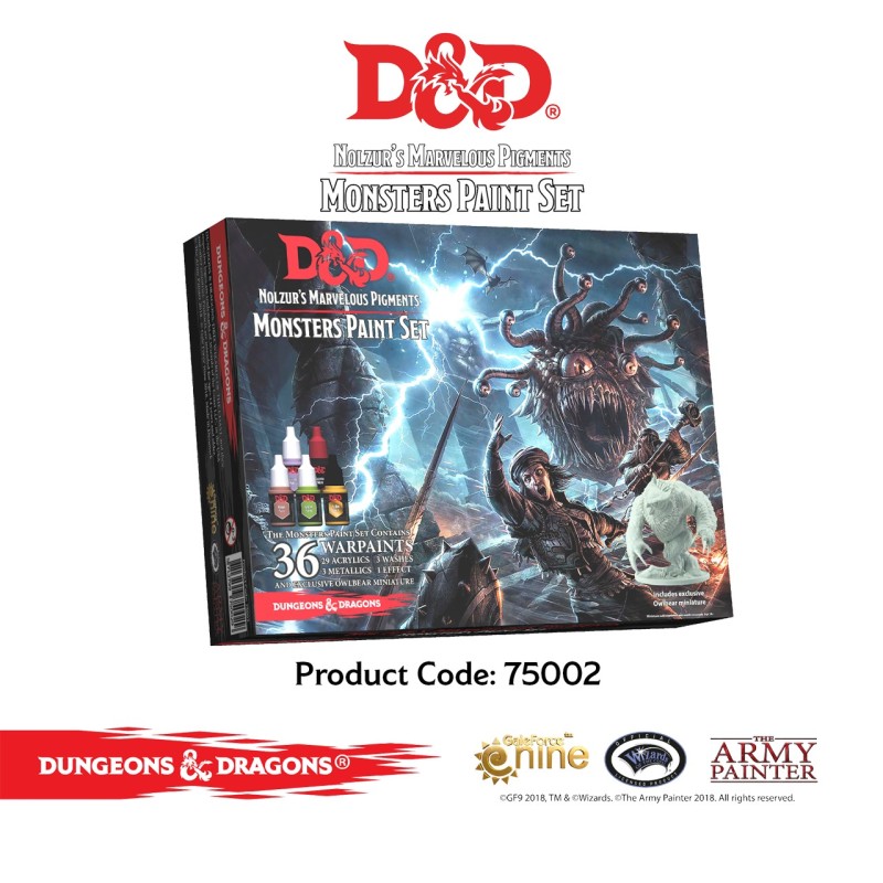 75002 Army Painter - D&D - D&D Monsters Paint Set