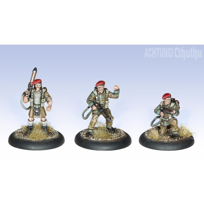 Achtung! Cthulhu Miniatures - Badger's Commandos