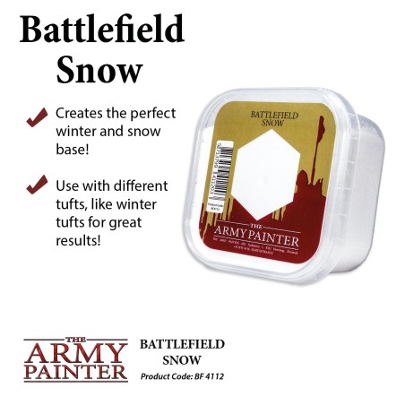 Army Painter - Flocages - Battlefield Snow - BF4112