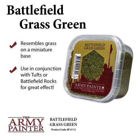 Army Painter - Flocages - Battlefield Grass Green - BF4113