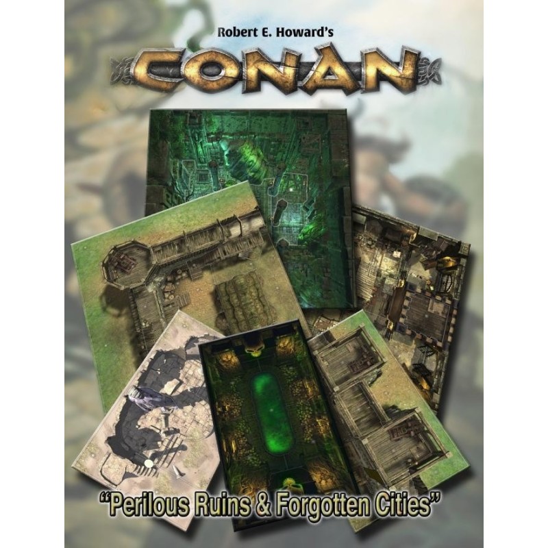 Conan Perilous Ruins & Dead Cities Geomorphic Tiles Set