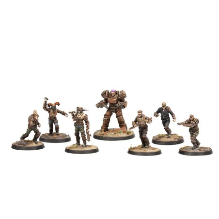 FALLOUT WASTELAND WARFARE - RAIDERS CORE SET FALLOUT WASTELAND WARFARE - RAIDERS CORE SET