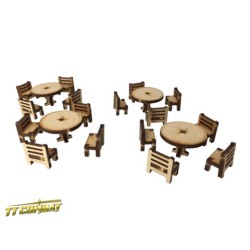 Tables and Chairs Set - TTSCW-FSC-069
