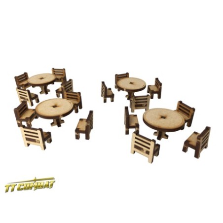 Tables and Chairs Set - TTSCW-FSC-069