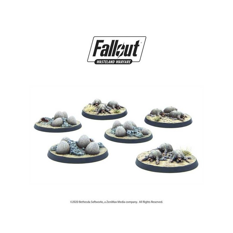 Fallout: Wasteland Warfare - Créatures : Mirelurk Hatchling & Eggs MUH052007